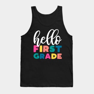 First Grade Teacher slogan - elementary school teacher gift Tank Top